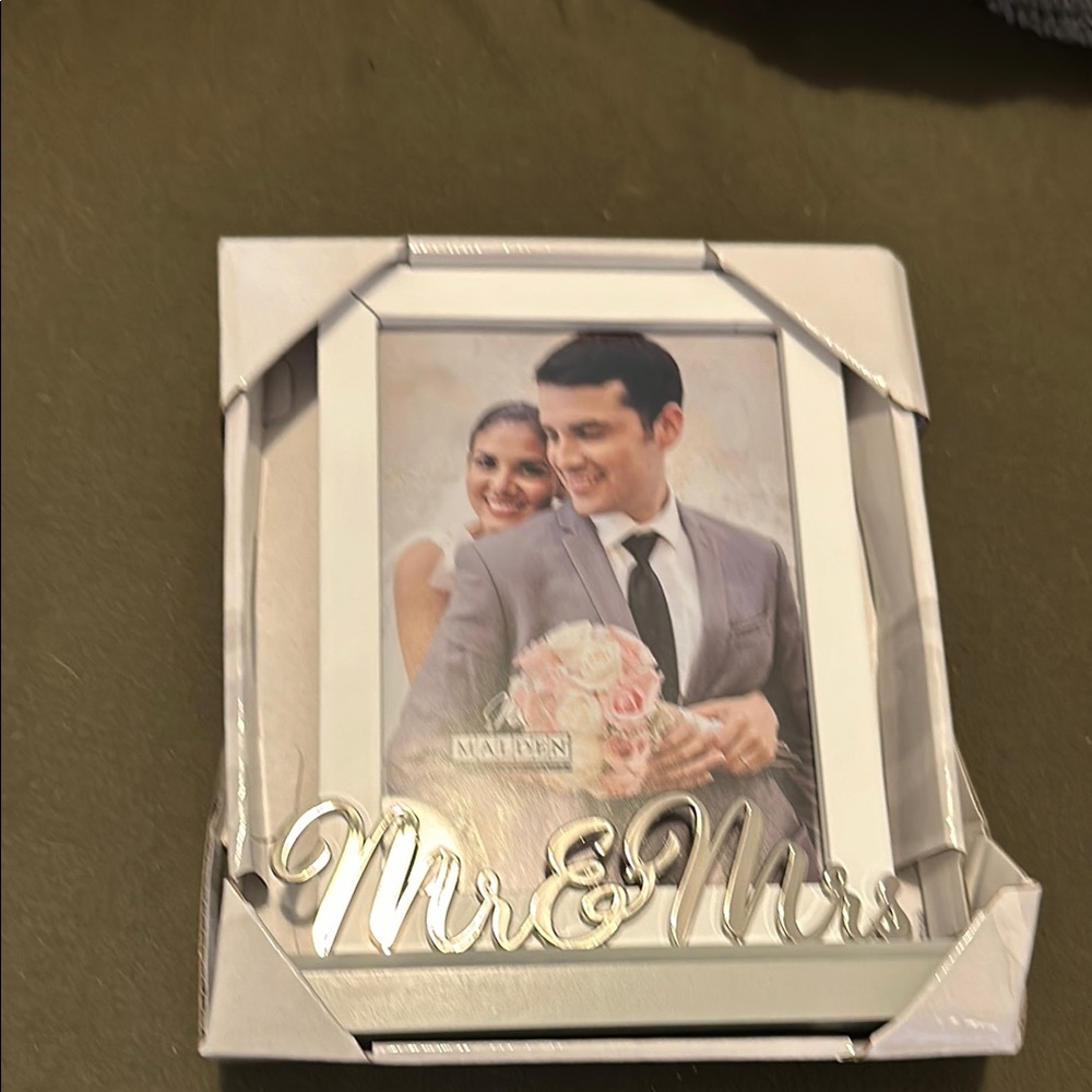 Malden Mr & Mrs Silver Picture Frame